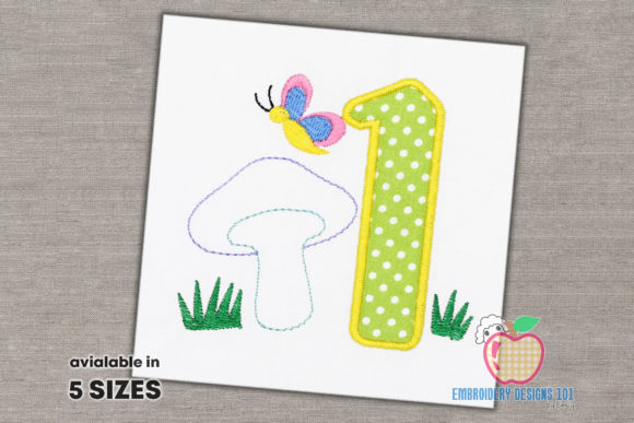 A Mushroom with a Butterfly Applique Review