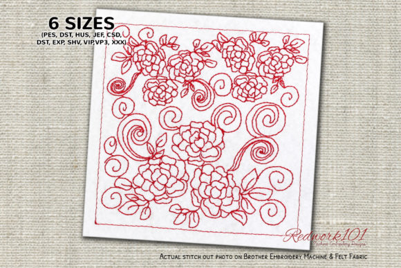 Abstract Floral Redwork: A Designer’s Practical Review
