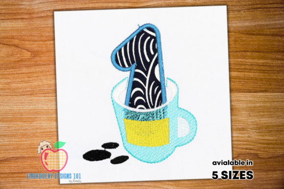 Review: A Coffee Mug with Coffee Beans Applique