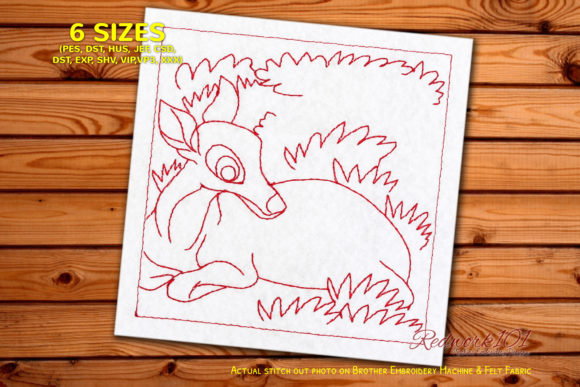 Review: Deer Sitting on Grass Design for Etsy Shops
