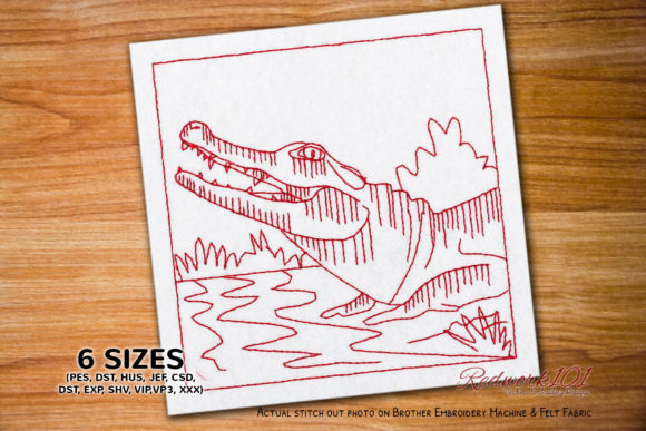 Wild Alligator Redwork: A Designer’s Review